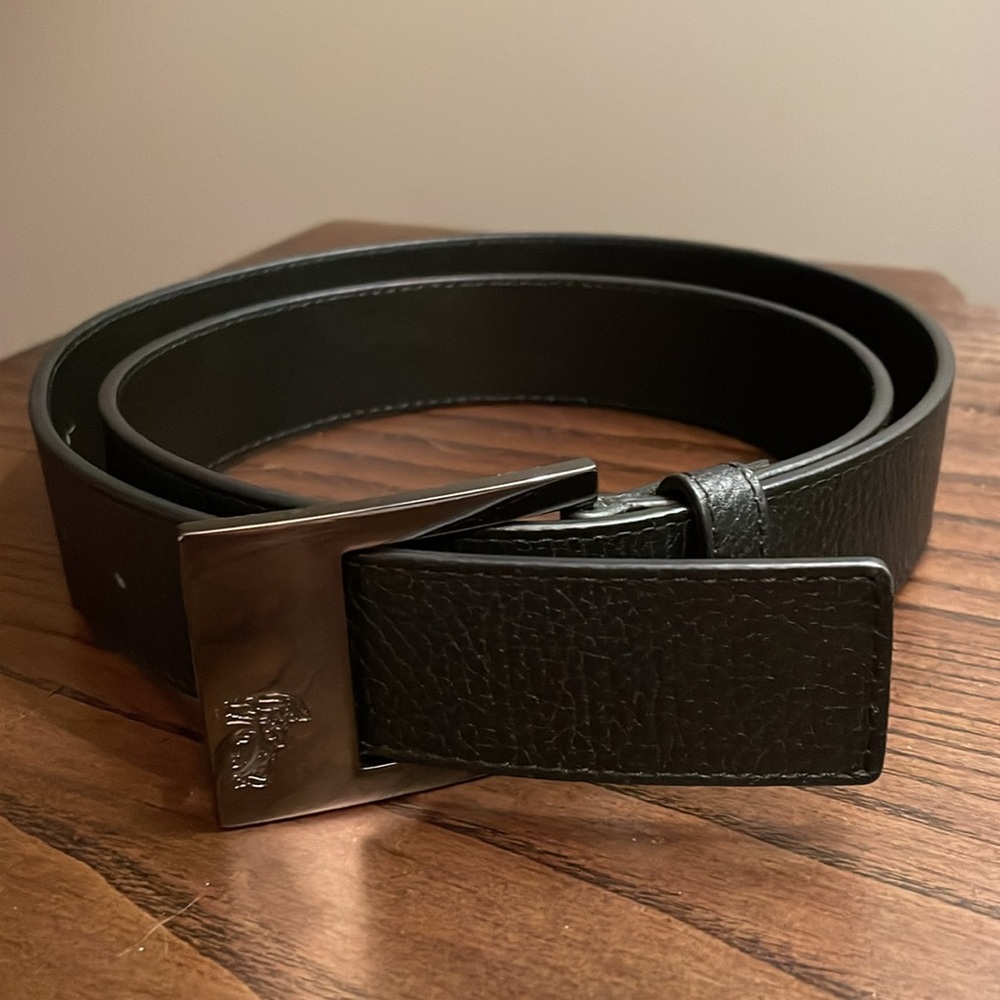 AUTH Versace Collection Leather Belt 40 100/115 Made in Italy